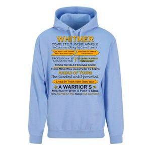 Whitmer Completely Unexplainable Unisex Surf Hoodie