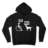 Wheelchair Humor Joke For A Disability In A Wheelchair Hoodie