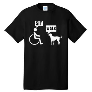 Wheelchair Humor Joke For A Disability In A Wheelchair Tall T-Shirt