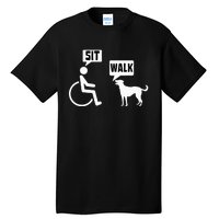 Wheelchair Humor Joke For A Disability In A Wheelchair Tall T-Shirt