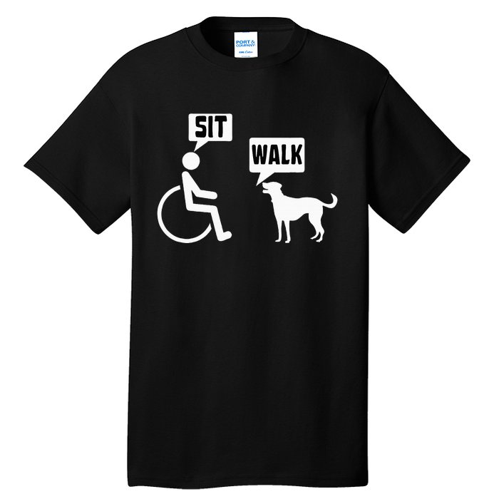 Wheelchair Humor Joke For A Disability In A Wheelchair Tall T-Shirt