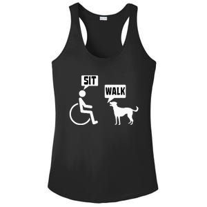 Wheelchair Humor Joke For A Disability In A Wheelchair Ladies PosiCharge Competitor Racerback Tank