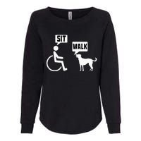 Wheelchair Humor Joke For A Disability In A Wheelchair Womens California Wash Sweatshirt