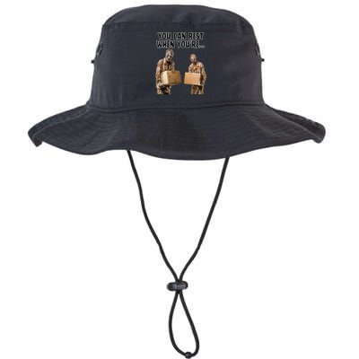Work Humor Jobs Employee Blue Collar Worker Funny Zombies Bucket Hat