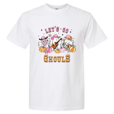 Western Halloween Lets Go Ghouls Spooky Cow Cow Gift Garment-Dyed Heavyweight T-Shirt