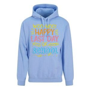 Woohoo Happy Last Day Of School Graduation Teachers Unisex Surf Hoodie