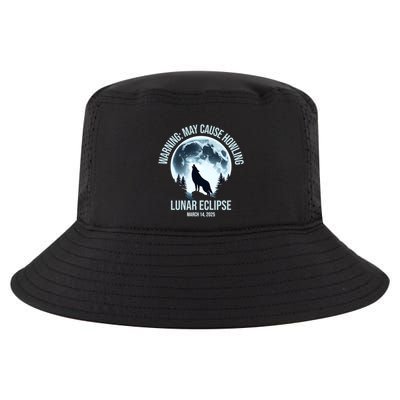 Wolf Howling Lunar Eclipse March 14 2025 Total Lunar Eclipse Great Gift Cool Comfort Performance Bucket Hat