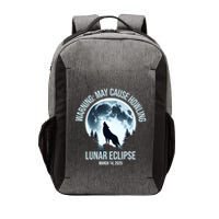 Wolf Howling Lunar Eclipse March 14 2025 Total Lunar Eclipse Great Gift Vector Backpack