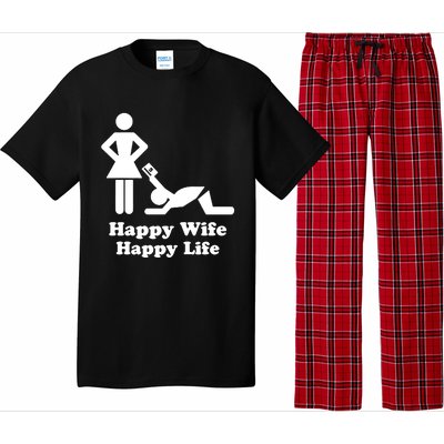 Wife Happy Life Husband Pajama Set