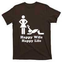 Wife Happy Life Husband T-Shirt