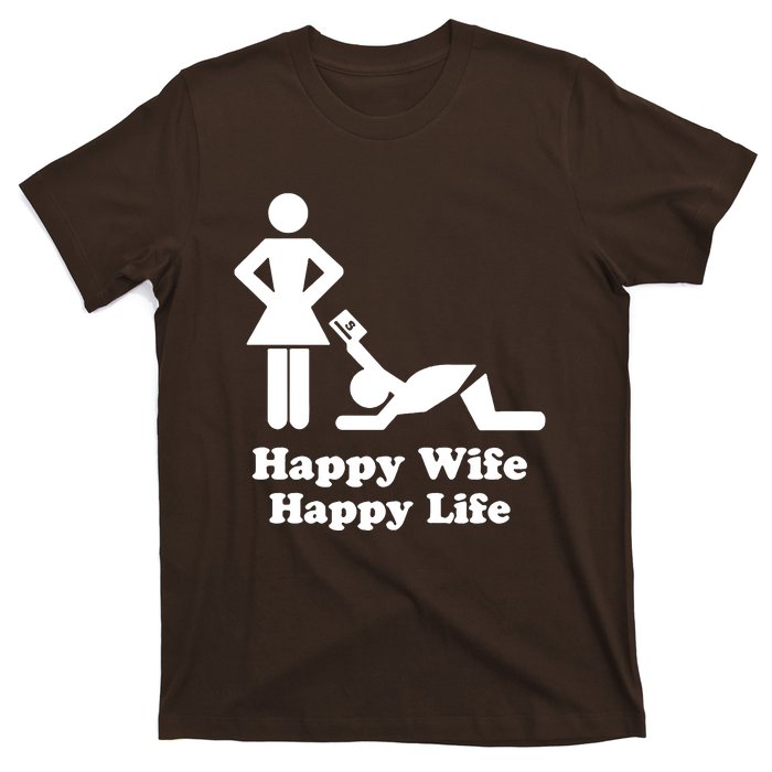 Wife Happy Life Husband T-Shirt