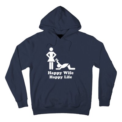 Wife Happy Life Husband Hoodie