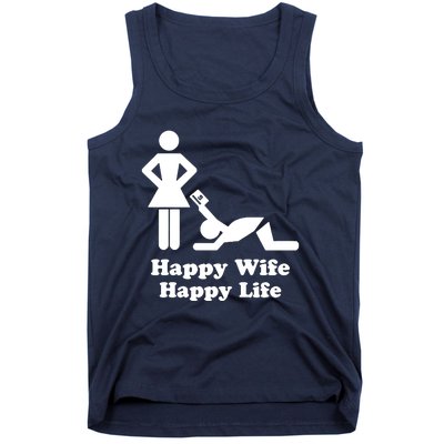 Wife Happy Life Husband Tank Top