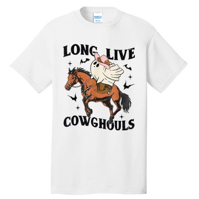 Western Halloween Long Live Cowghouls Cowboy Tall T-Shirt