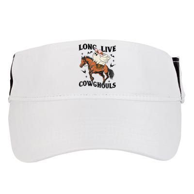 Western Halloween Long Live Cowghouls Cowboy Adult Drive Performance Visor