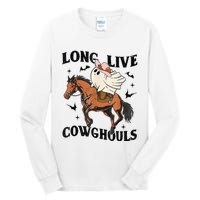 Western Halloween Long Live Cowghouls Cowboy Tall Long Sleeve T-Shirt