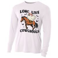 Western Halloween Long Live Cowghouls Cowboy Cooling Performance Long Sleeve Crew