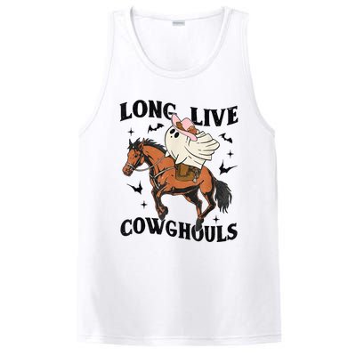 Western Halloween Long Live Cowghouls Cowboy PosiCharge Competitor Tank