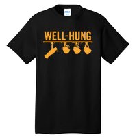 Well Hung Lighting Engineer Technicians Stage Crew Tall T-Shirt