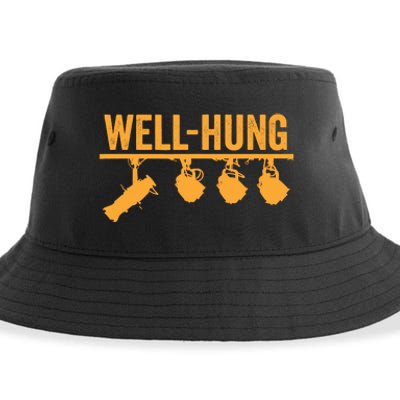 Well Hung Lighting Engineer Technicians Stage Crew Sustainable Bucket Hat