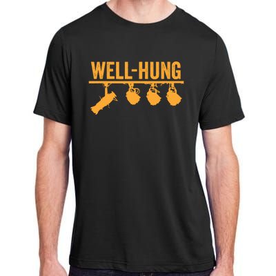 Well Hung Lighting Engineer Technicians Stage Crew Adult ChromaSoft Performance T-Shirt