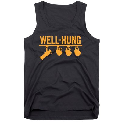 Well Hung Lighting Engineer Technicians Stage Crew Tank Top