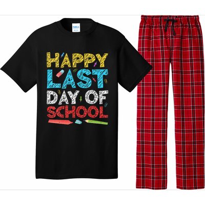 Womens Happy Last Day Of School Students And Teachers Gift Pajama Set