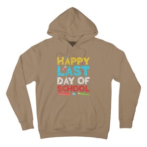 Womens Happy Last Day Of School Students And Teachers Gift Hoodie