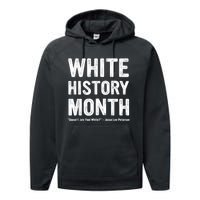 White History Month Performance Fleece Hoodie