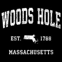Woods Hole Massachusetts Ma Vintage Athletic Bucket Hat