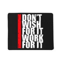 Work Harder Motivation Fitness Gym Entrepreneur Inspiration Mousepad