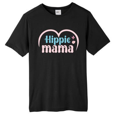 Wo Hippie Mama Peace Lover Gift Tall Fusion ChromaSoft Performance T-Shirt