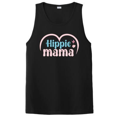 Wo Hippie Mama Peace Lover Gift PosiCharge Competitor Tank