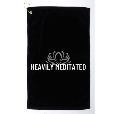 Wo Heavily Meditated Pilates Yoga Gift Golf Towel