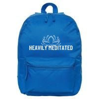 Wo Heavily Meditated Pilates Yoga Gift 16 in Basic Backpack
