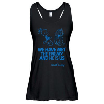 We Have Met The Enemy And He Is Us Ladies Essential Flowy Tank