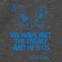We Have Met The Enemy And He Is Us Vector Backpack