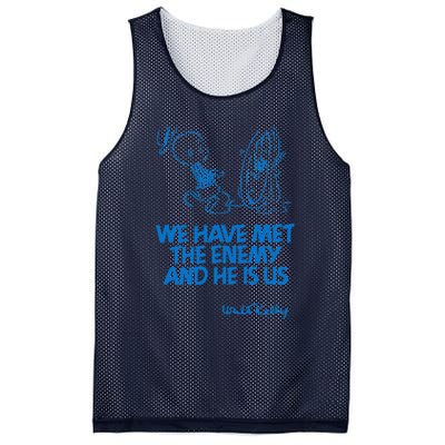 We Have Met The Enemy And He Is Us Mesh Reversible Basketball Jersey Tank