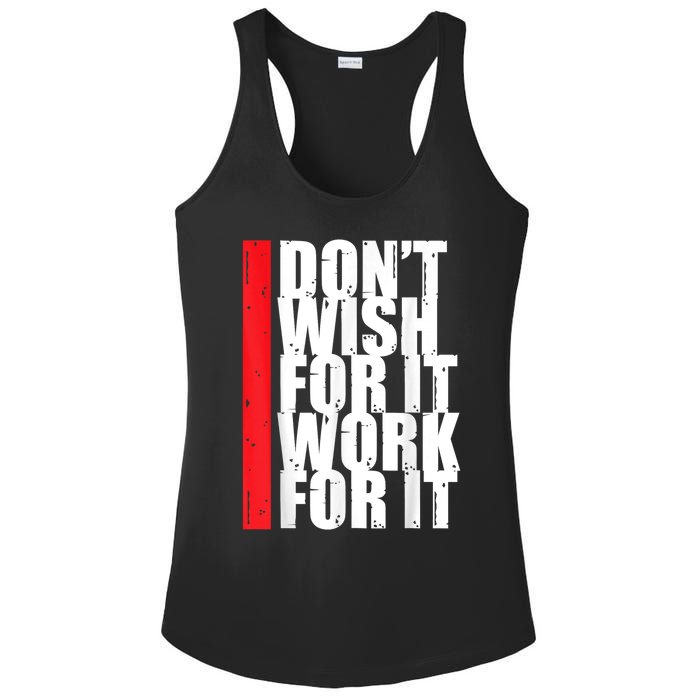 Work Harder Motivation Fitness Gym Entrepreneur Inspiration Ladies PosiCharge Competitor Racerback Tank