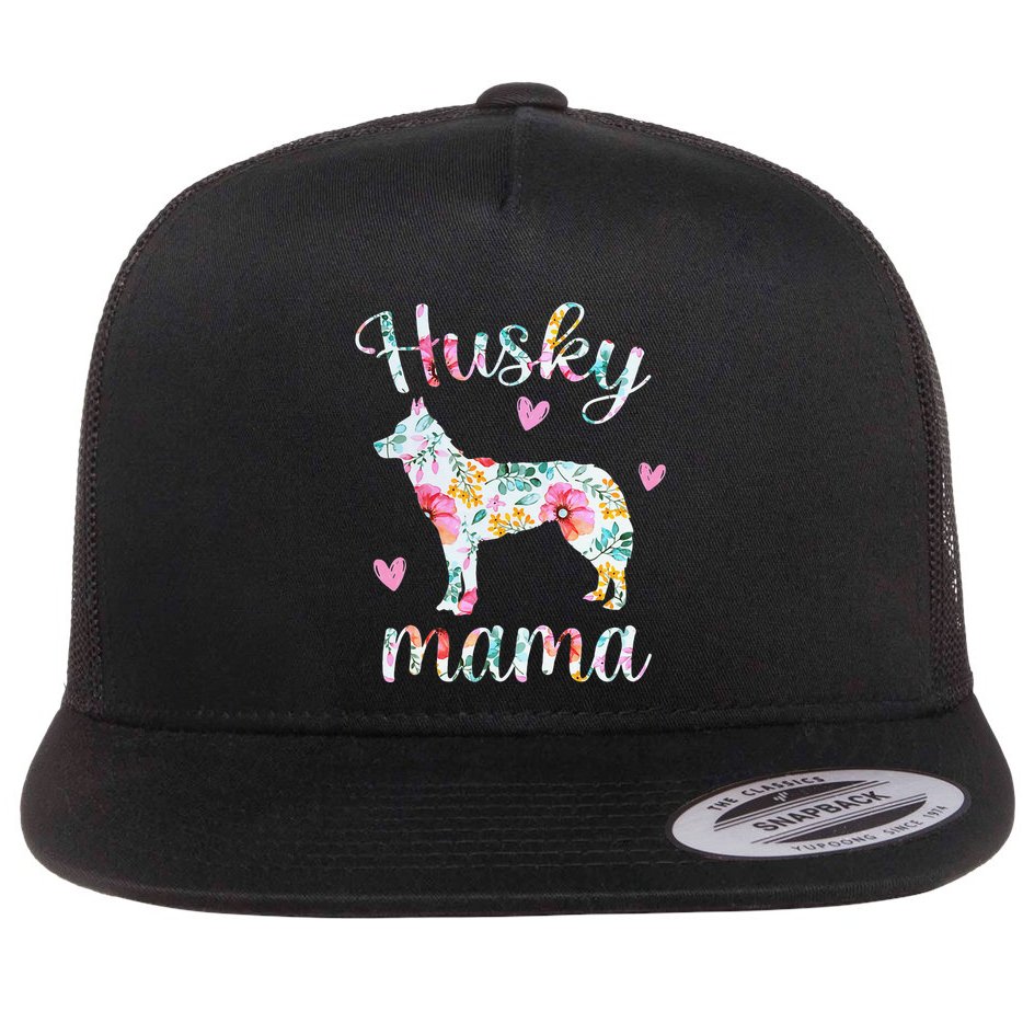 Womens Husky Mom Funny Siberian Husky Mama Dog Lover Owner Flatbill Hat