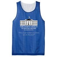 White House Nursing Home Funny Antibiden Political Joke Gift Mesh Reversible Basketball Jersey Tank