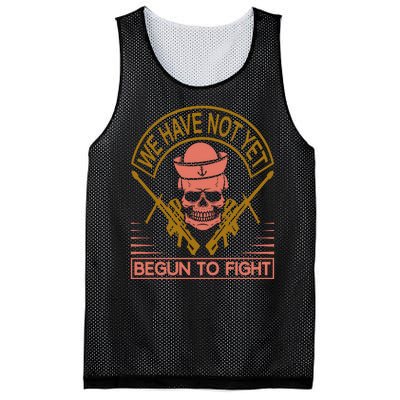 We Have Not Yet Begun To Fight Mesh Reversible Basketball Jersey Tank