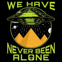 We Have Never Been Alone Ancient Aliens Egypt Cooling Performance Crew T-Shirt