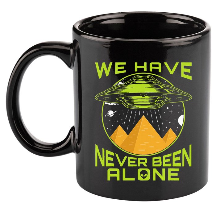 We Have Never Been Alone Ancient Aliens Egypt 11oz C Handle Ceramic Mug