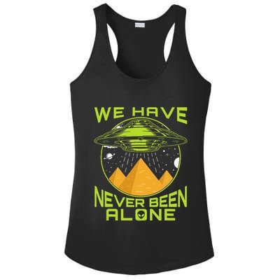 We Have Never Been Alone Ancient Aliens Egypt Ladies PosiCharge Competitor Racerback Tank