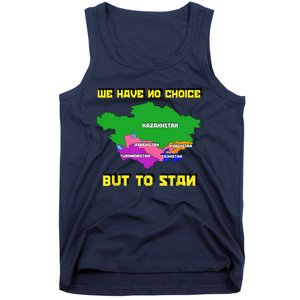 We Have No Choice But To Stan Funny Flag Map Tank Top