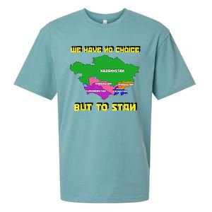 We Have No Choice But To Stan Funny Flag Map Sueded Cloud Jersey T-Shirt