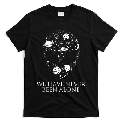We Have Never Been Alone Funny Ancient Aliens T-Shirt