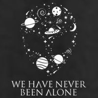 We Have Never Been Alone Funny Ancient Aliens Adult Drive Performance Visor