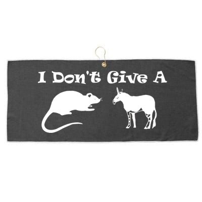 Who Gives A Rats Ass Large Microfiber Waffle Golf Towel